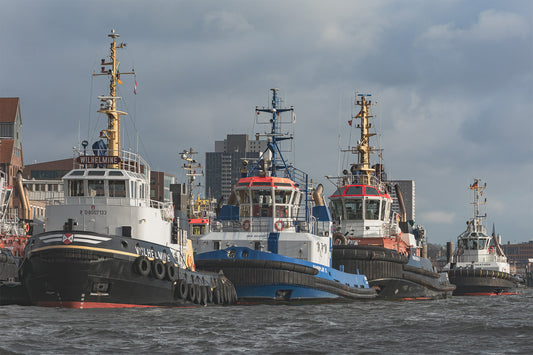 Limitierte Hamburg Edition: "Schlepperpier Neumühlen -WILHELMINE, BUGSIER "