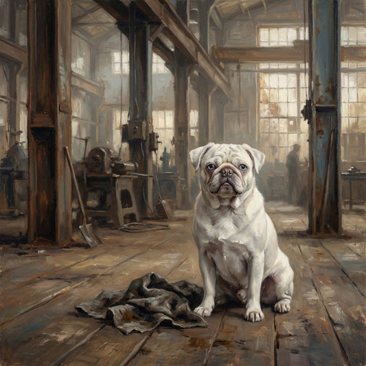 Limitierte Edition HafenMops: "Werftarbeiter II"